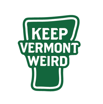 THE ORIGINAL KEEP VERMONT WEIRD STATE STICKER